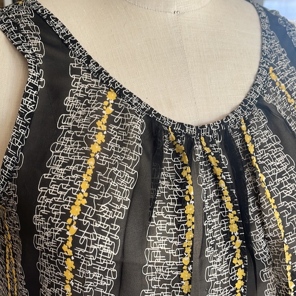 Tops - Vintage-esque chiffon blouse, 30s style, size large